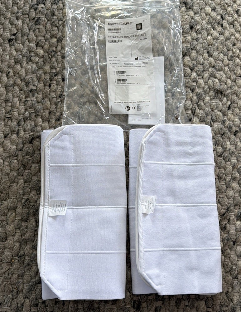PROCARE 12 „4-Panel Abdominal Binder (45″-62“) UNIV – 79-89091 – 2 BINDERS NEW