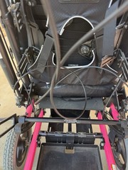 Quickie Iris Tilt-in Space Transport Wheelchair Hot Pink Custom Pediatric Seat