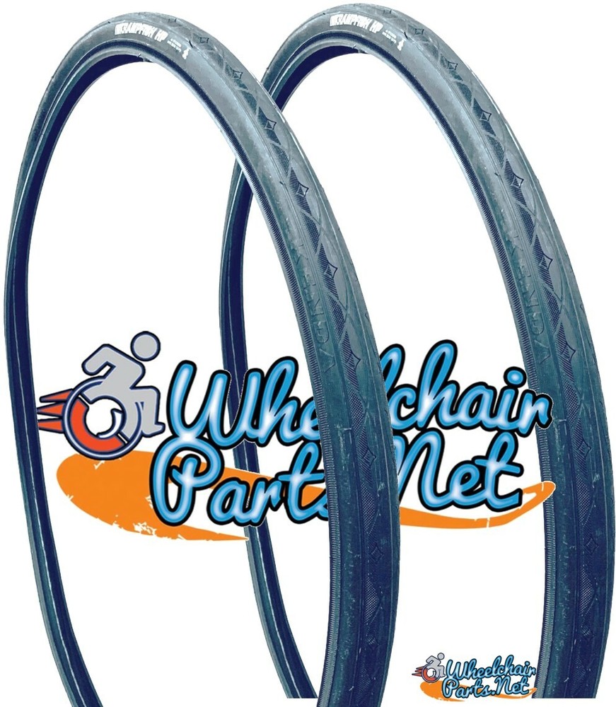 Kenda 24″ x 1″ Pneumatic Wheelchair Tires. Set of 2