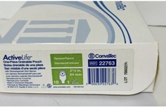 CONVATEC 22763 Activelife 1-Pc Drainable Pouch Pre-Cut 2-1/2″ Opaque 1 BX/10EA