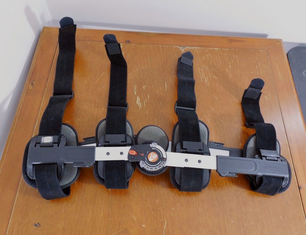 Breg T-Scope Post-Op Hinged Adjustable Knee Brace Mobility Support Device Excl!