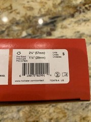 Hollister CeraPlus Barriers (11505) 2-1/4″ Flange Pre-Sized 1-1/8″ PACK of 5 NEW
