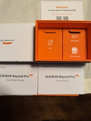 ELEHEAR Beyond Pro RIGHT Hearing Replacement w/ Charging Case, Box & Manual. OTC