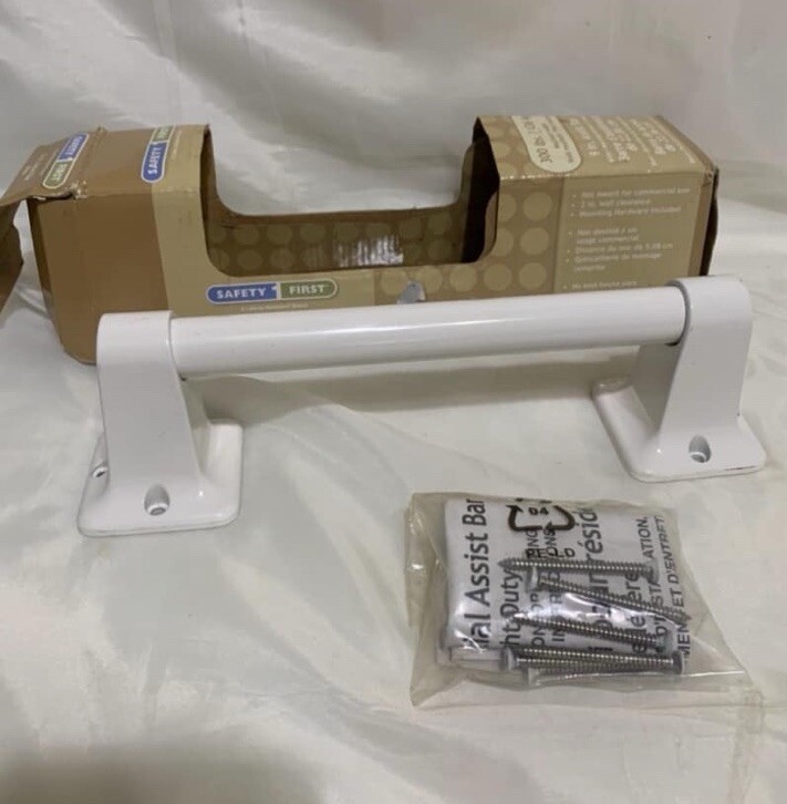 New 9” White Grab Bar Franklin Brass Delta DF509W 300lb Bathroom Safety Handle