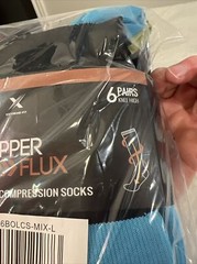 Extreme Fit Knee High Copper Compression Socks 6-Pack Multicolor L/XL