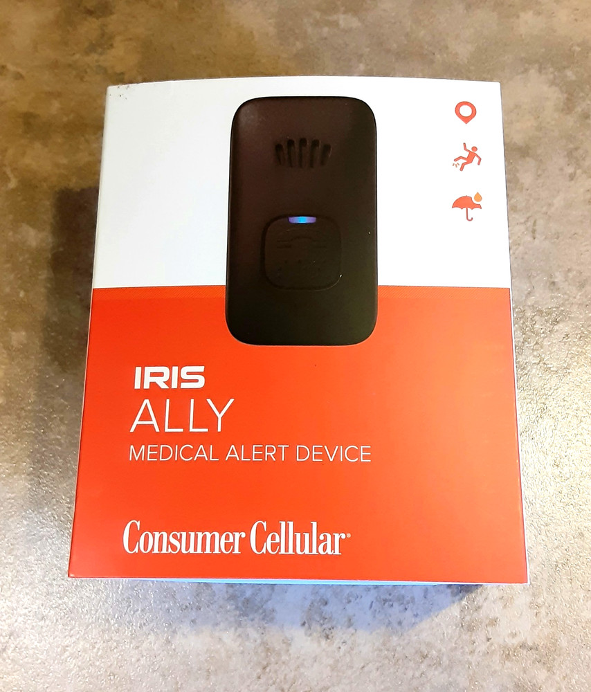 CONSUMER CELLULAR® ~ IRIS ALLY Medical Alert Device • Complete