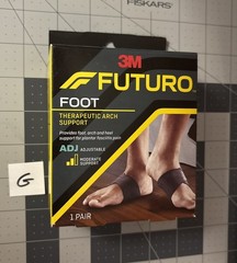 3M Futuro Foot Therapeutic Arch Support Adjustable Moderate Support, 1 Pair New