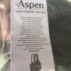 Aspen Horizon 456 TLSO Adjustable Back Brace (993740) Brand New