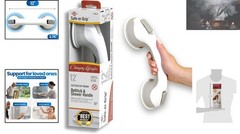 12-Inch Suction Cup Grab Bar – Stylish Safety Handle for Bathtubs & Showers