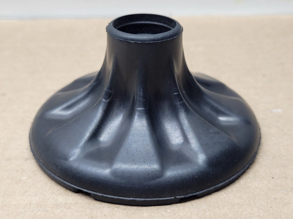 Rubber Cane Grip Tip for 7/8 Inch Cane -Heavy Duty Wide 3-1/2 Inch Base NEW