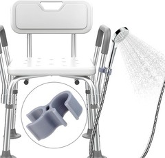 2pcs Shower Head Holder for Shower Chair, Bath Seat Shower Bracket Attachment