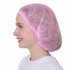 Disposable Pleated Bouffant, Polypropylene Non-Woven Hair Cover, Breathable &…