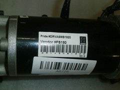 PRIDE DRVASMB1920/ MOT134077 FOR GO GO ULTRA S40/S44 SCOOTER MOTOR ASSEMBLY