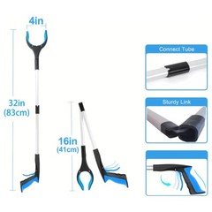 Grabber Tool, Extra Long Grabbers for Elderly Grab It + Magnets & Rotating Head