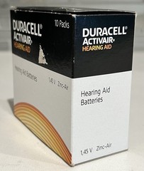 Duracell Activair Hearing Aid Batteries 312 Brown 10 Pack 60 Total Exp 11/28 NEW