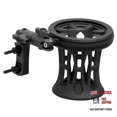 Motorcycle Perch/Brake/Clutch Reservoir Drink Holder – Fits Bottles and Black