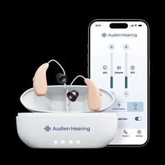 NEW Audien ion Pro Rechargable OTC Hearing Aids Comfort Design nearly Invisible