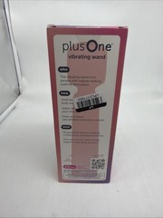 plusOne Vibrating Soft Touch Wand, 10 Vibration Settings, Waterproof NEW SEALED