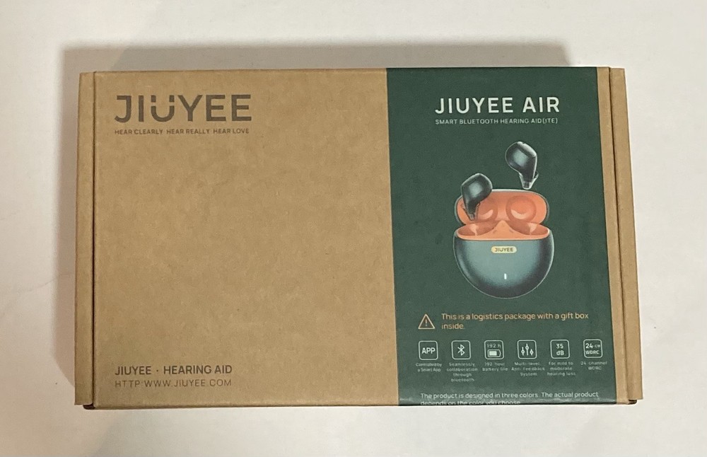 Jiuyee Air Hearing Aids NIB Gift Box Included Unopened Bluetooth Medical Tech