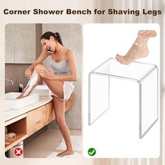 Shower Chair for Inside Shower,700 lbs Heavy Duty Shower Seat for 16L×11W×16H