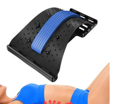 4 Level Back Stretcher, Adjustable Lumbar Support Board & Back Cracker, Low Back