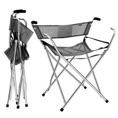 Freshore® Canes and Walking Sticks Seat Collapsible 300lbs – Sport Folding Ch…