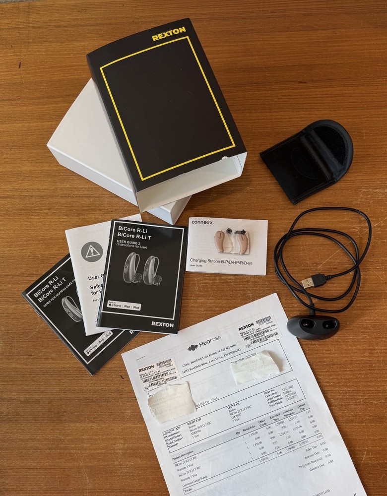 Rexton BiCore R-Li T 20 Hearing Aids Rechargeable