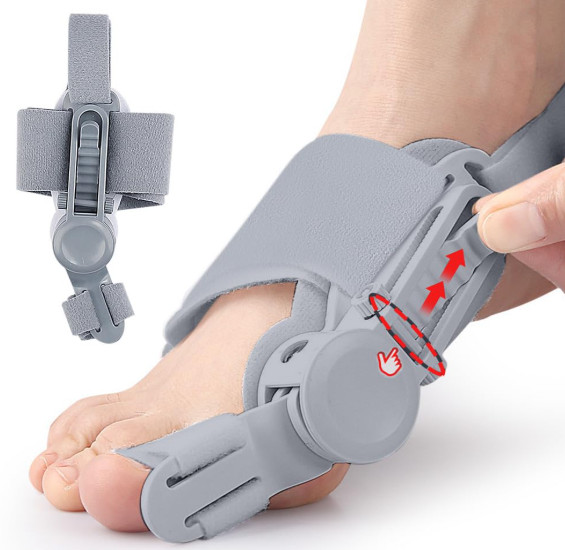 Adjustable Bunion Corrector Toe Straightener Hallux Valgus Splint Brace Left Rig