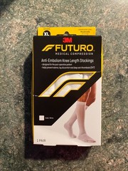 3M Futuro Medical Compression Anti-Embolism Knee Length Sockings Unisex XL