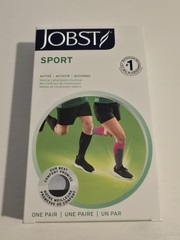 New JOBST Sport Medical Compression Socks LARGE 20-30 mmHg Pink/Rose