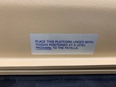 KT 1000 Knee Ligament Arthrometer ACL Joint Laxity MEDmetric Corp KT2582-3T