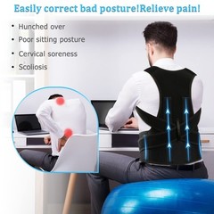 Free Size Posture Corrector For Men And Women Back Support Belt Back Pain Back