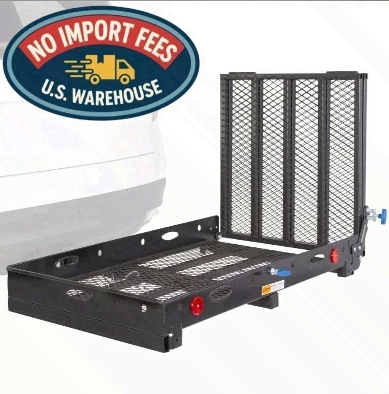 Titan Ramps Hitch-Mounted Wheelchair and Scooter Carrier – 500 lb. Capacity