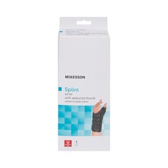 McKesson Single-Pull Lace Closure / Hook and Loop Strap Closure Wrist Brace