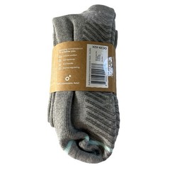 OneCompress Bamboo Socks Premium Knee High Compression Gray Grip Size XL/2XL