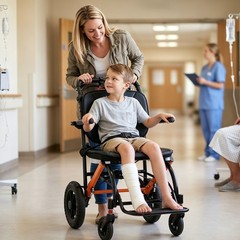 Ultra Lightweight Wheelchair Foldable All Terrain for Adults