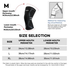 Compression Knee Support Sleeve Elastic Knee Pad Brace Gym Sports Leg Protector