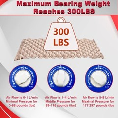 Hospital Bed Alternating Air Pressure Mattress Pad Quiet Pump Relieve Bedsore