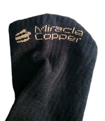 ONTEL Copper Miracle Socks Deluxe Comfort Cushion Size Small/MediumBrand new