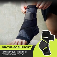 Tobilleras Deportivas Para Basketball Media Gym Tobillera Ortopedica Ajustable