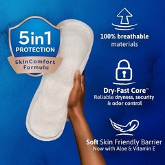 TENA Sensitive Care Extra Coverage Moderate Long Incontinence Bladder Control Pa