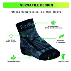 Ankle Brace Compression Sleeve Relieves Achilles Tendonitis, Joint Pain. Pla…