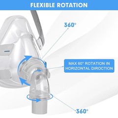 2 Pcs Resmed AirFit F20/F30 Replacement QuietAir Elbow for CPAP Mask