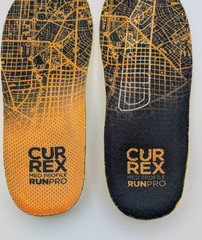 Currex RunPro Medium Profile -Size S Insoles Orthotic Arch Support Yellow