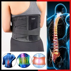 Adjustable Lower Back Brace Lumbar Support Waist Belt for Men Women Pain Relief