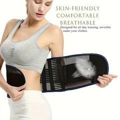 NEW Adjustable Lower Back Brace Lumbar Support Waist Belt Men Women Pain Relief