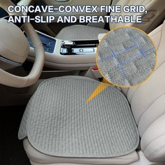 2PCS Car Seat Bottom Cover Pad, Car Seat Mat, Driver Cushion with Comfort Mem…