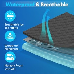 Wheelchair Cushion For – Set 18X16 Anti-Slip Wheelchair Seat Cushions