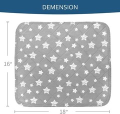 Reusable Incontinence Bed Pad Waterproof Pee Underpads 2 Pack Washable All Sizes