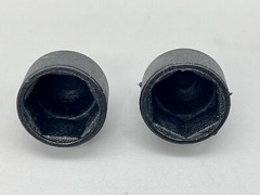 Nut End Caps, 4 Pack, Rollator Parts for the Carex Steel Rolling Walker, NEW